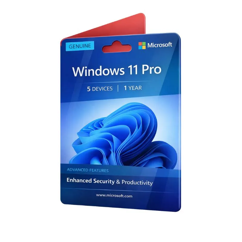 Software Windows 11 Professional Retail - 5 PC