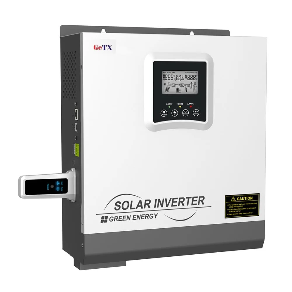 UPS GeTX Solar Inverter Pure Sine Wave High Frequency 3000VA 24Vdc 60A MPPT Solar Charger With LCD Display GX-VPM-3000VA