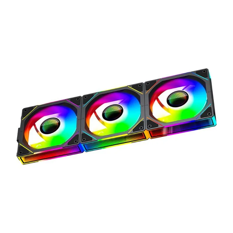 Cooler Jungle Leopard Interstellar V3 ARGB 120mm Reversible (3-Pack Fans) - Black
