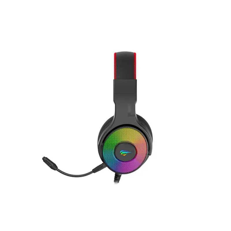 Headset Havit H2028U RGB, 7.1 USB Surround Sound Gaming Headset with Mic - Black view 3