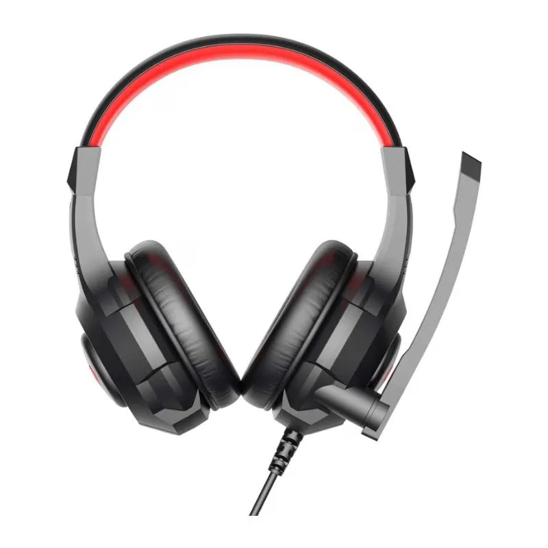 Headset Havit H2031D RGB Wired, Surround Sound Gaming Headset with Mic (Black/Red) view 3