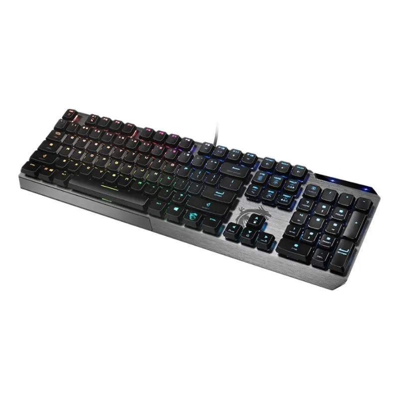 Keyboard MSI Vigor GK50 Mechanical RGB Gaming English-Arabic - Black view 3