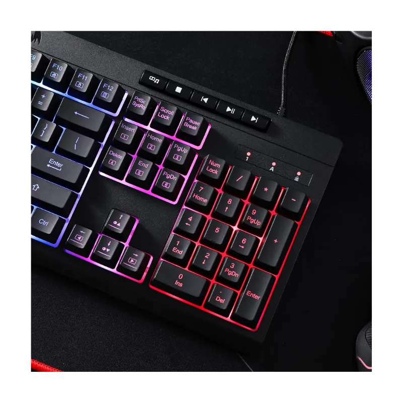 Keyboard Redragon K512 SHIVA RGB - Black Wired Gaming view 5