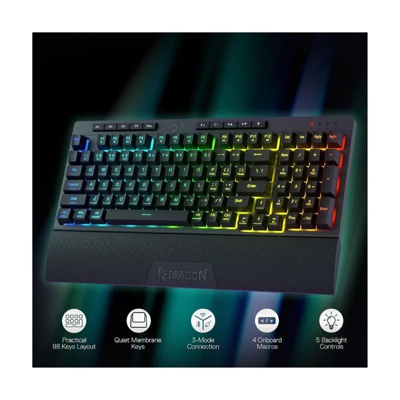 Keyboard Redragon SHIVA K515 Pro Wireless Gaming view 2
