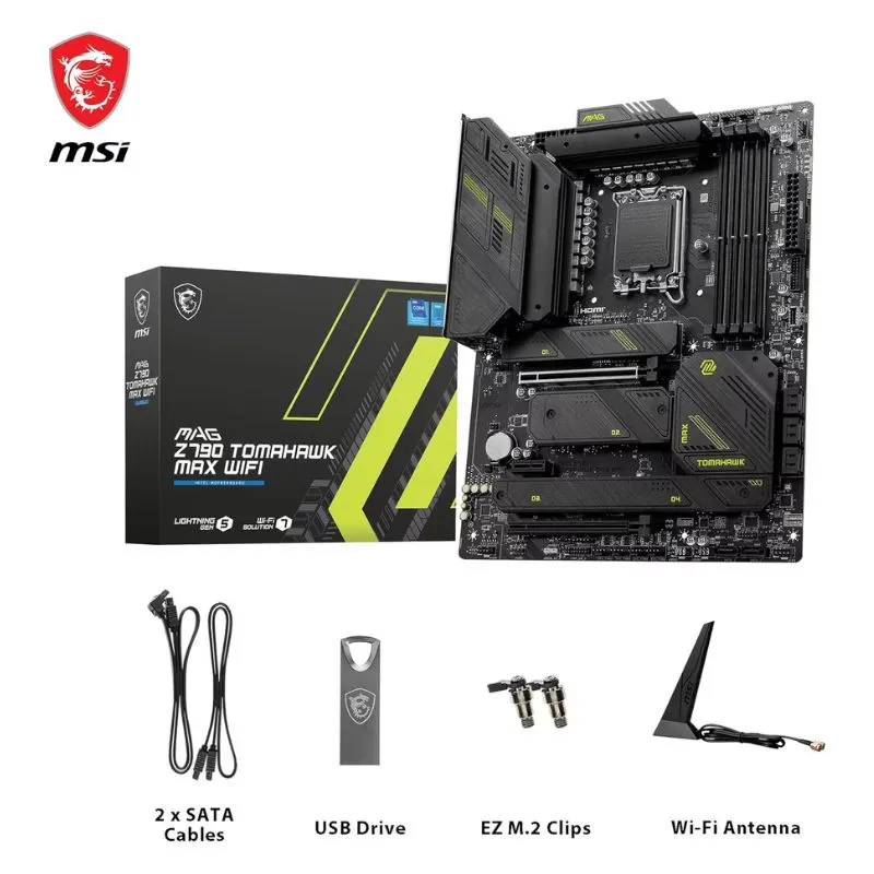 Motherboard MSI MAG Z790 Tomahawk WiFi Gaming Motherboard - ATX view 5