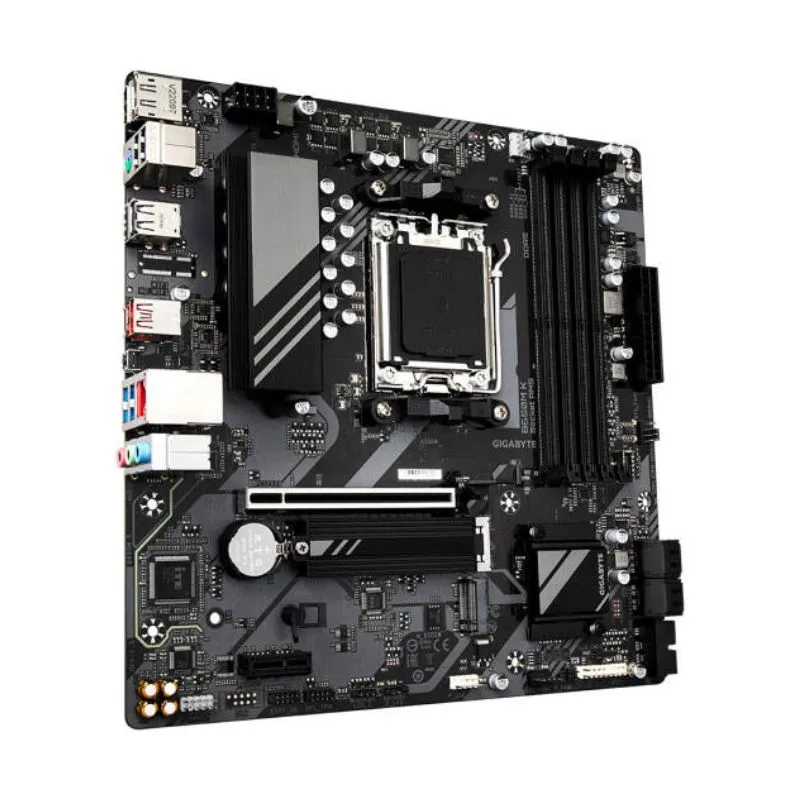 Motherboard GIGABYTE B650M DH2P ATX AM5 DDR5 Gaming - Black view 3