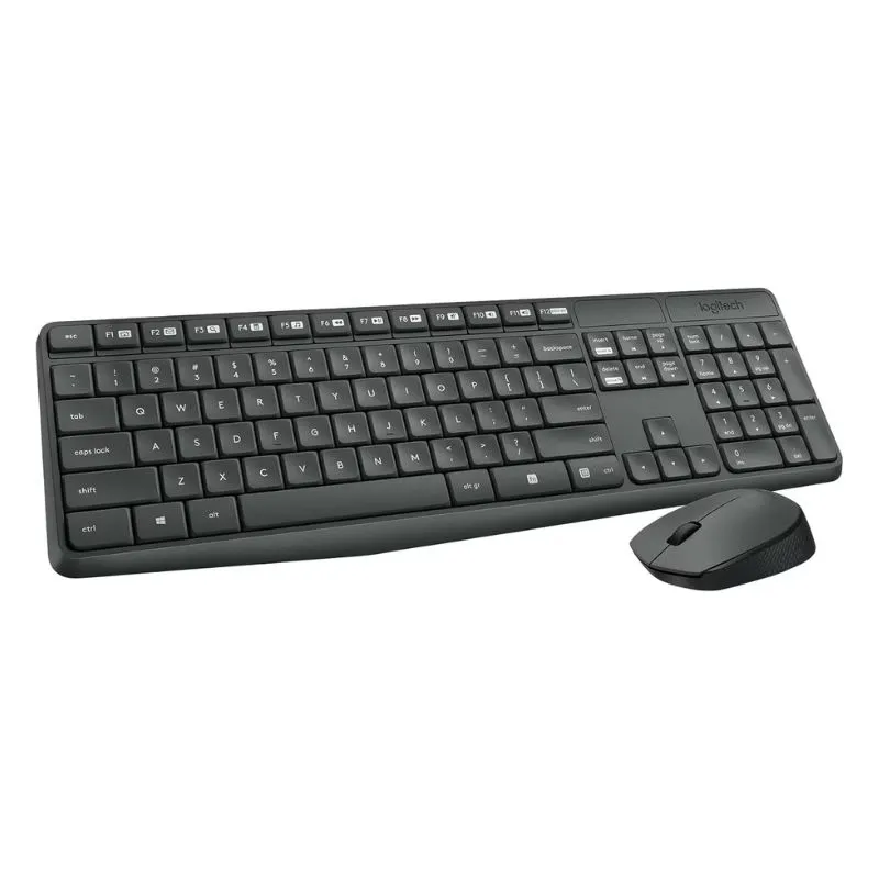 Keyboard Logitech MK235 Wireless Combo and Mouse - Black