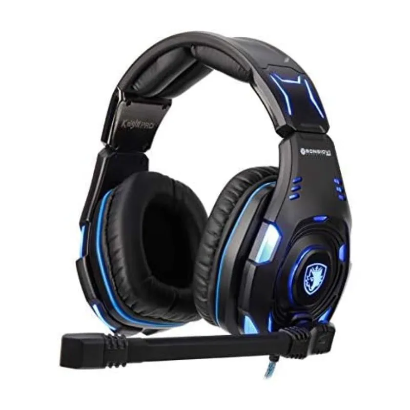 Headset Sades Knight SA-907pro, Gaming Headset, USB Wired - Black view 2