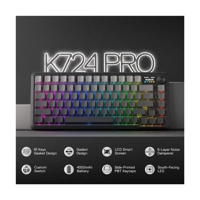 Keyboard Redragon BEHEMOTH K724 PRO Wireless Gaming view 2