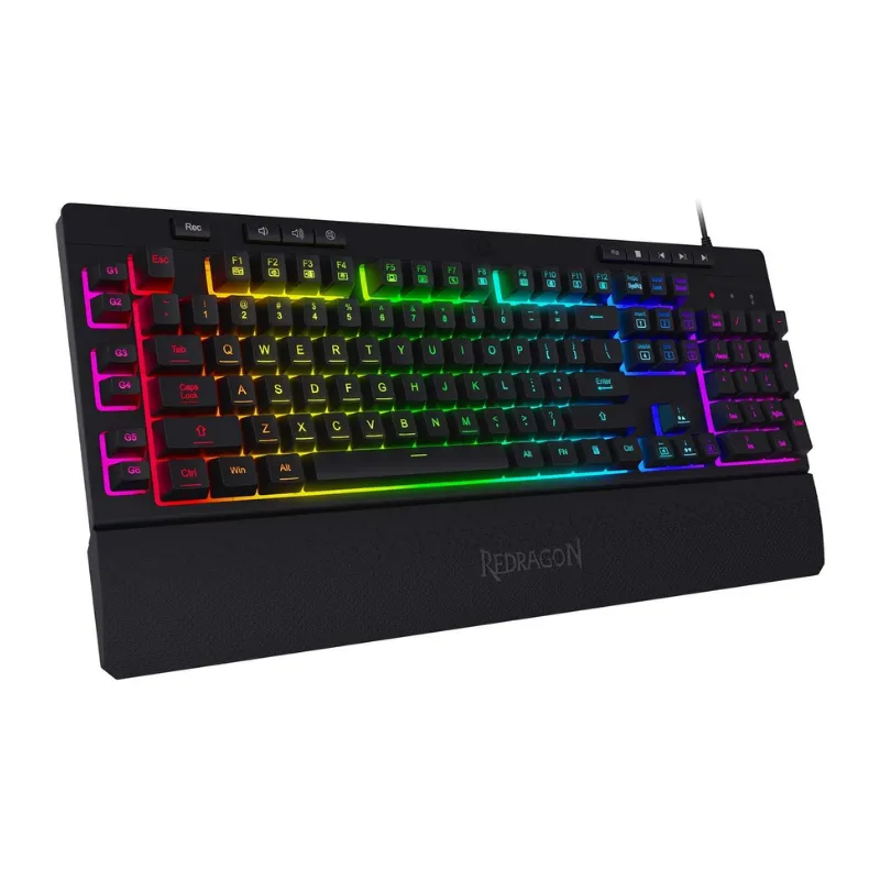 Keyboard Redragon K512 SHIVA RGB - Black Wired Gaming