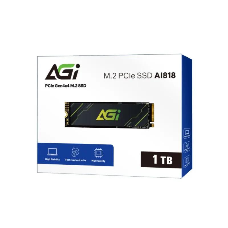 Storage AGI AI818 1TB PCIe NVMe M.2 Gen4 SSD view 3