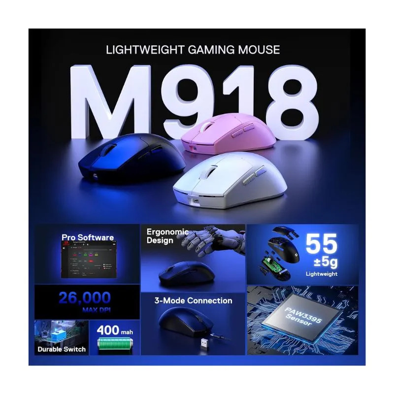 Mouse Redragon K1NG M918 Wireless Gaming view 6