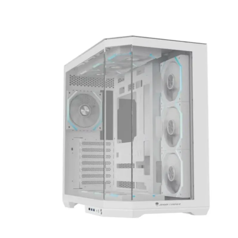 Case Jungle Leopard AS-01 Mid Tower ATX Gaming Case (Without Fans) - White alternate