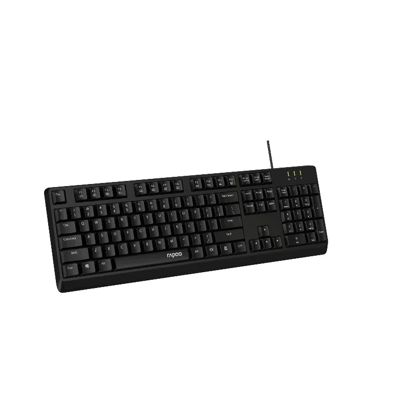 Keyboard Rapoo NK1900 Wired Spill-Resistant USB - Black view 3