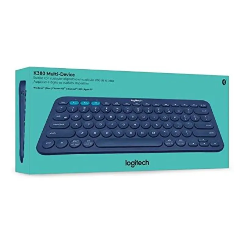 Keyboard Logitech K380 Multi-Device Bluetooth Keyboard - Blue view 5