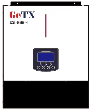 UPS GeTX Solar Inverter Pure Sine Wave High Frequency 1.5KW 12Vdc 80A MPPT With WIFI Solar Charger. GXI-HMK-1.5
