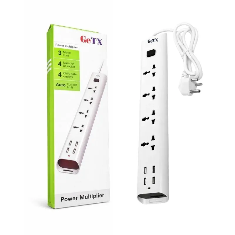 Cable GETX MTS-160 Extension Socket with USB Charging Ports view 3