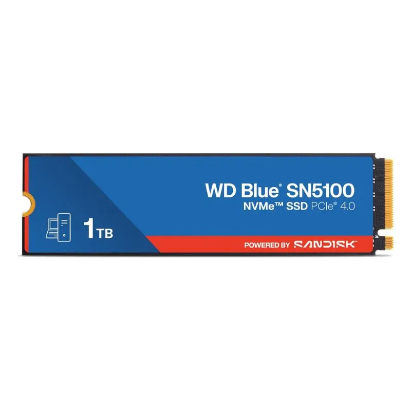 Storage WD Blue SN5100 1TB PCIe Gen4 NVMe M.2 SSD