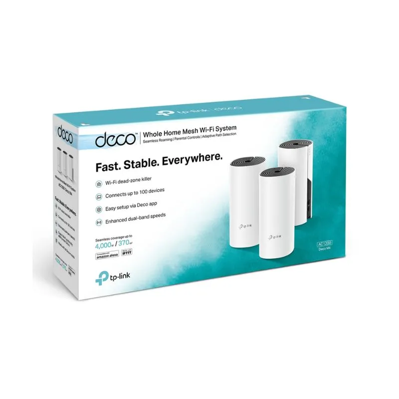 Network Device TP-Link Deco M4 Wi-Fi Router System 3-Pack - White