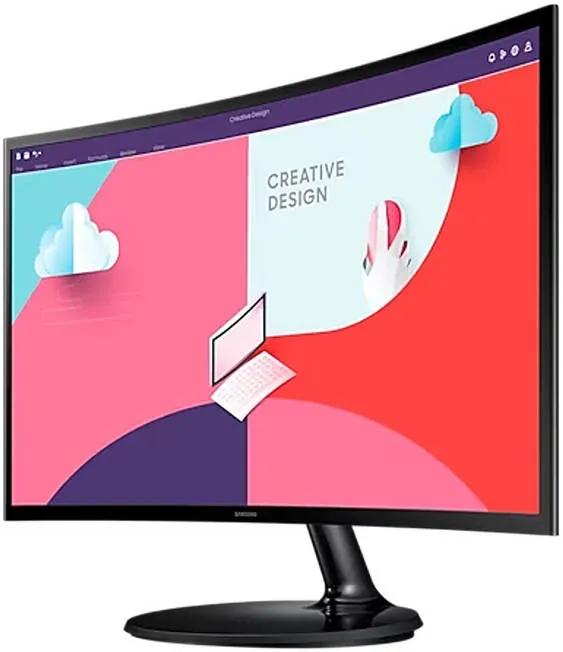 Monitor Samsung S3 S36C 24″ Essential Curved LS24C360 view 4