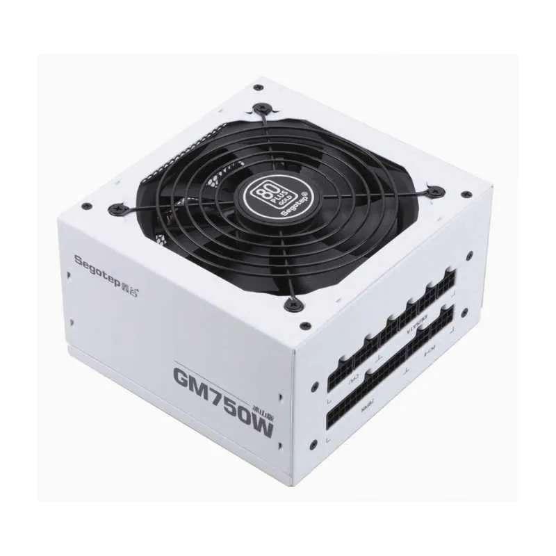 Power Supply Segotep GM750W 750W 80+ Gold Full Modular 5.1 & ATX 3.0 Power Supply White view 3