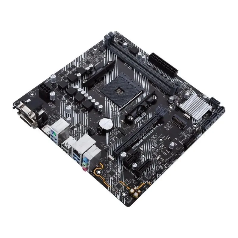Motherboard ASUS PRIME B450M-K II AMD AM4 Motherboard - Black view 4