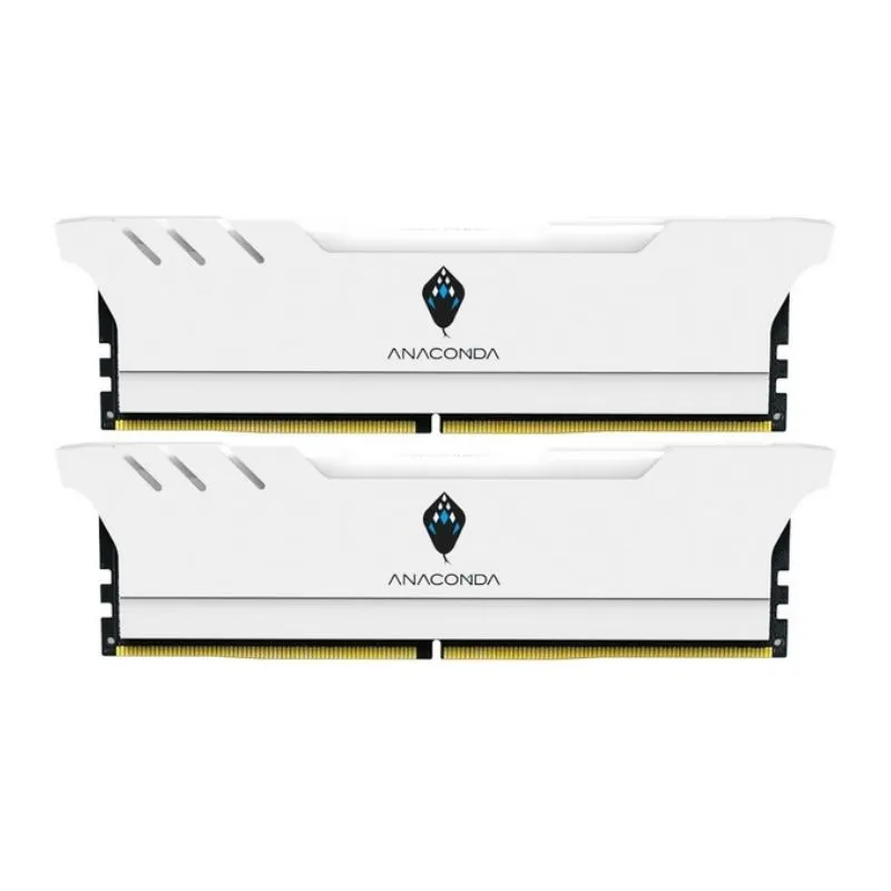 RAM ANACOMDA 32GB (16GBX2) DDR5 6000MHz Desktop Memory - White
