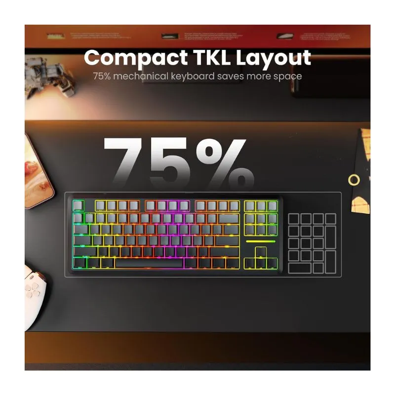 Keyboard Redragon WILDSLASH PRO K734SP Wireless Gaming view 5