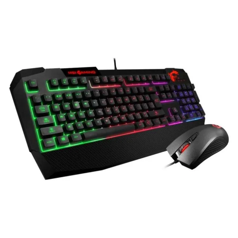 Mouse MSI VIGOR GK40 COMBO, RGB Gaming Keyboard, Clutch GM10 Gaming - Black view 2
