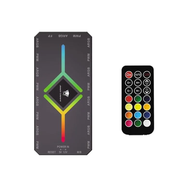 Cooler Jungle Leopard 9-in-1 ARGB Fan Hub Controller - Black