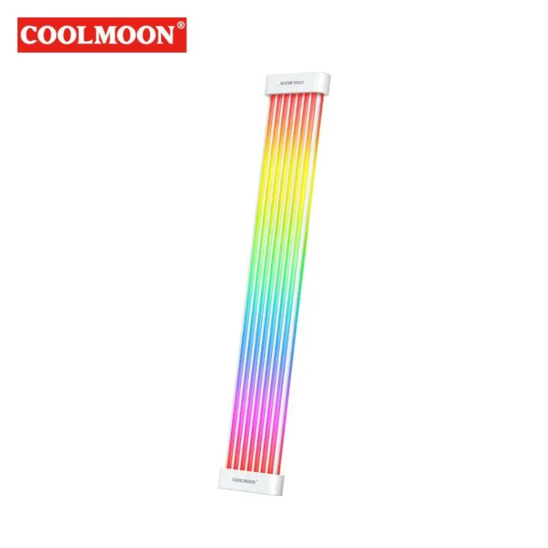 Motherboard COOLMOON C200EX ARGB 24-Pin PC Motherboard Extension - White alternate