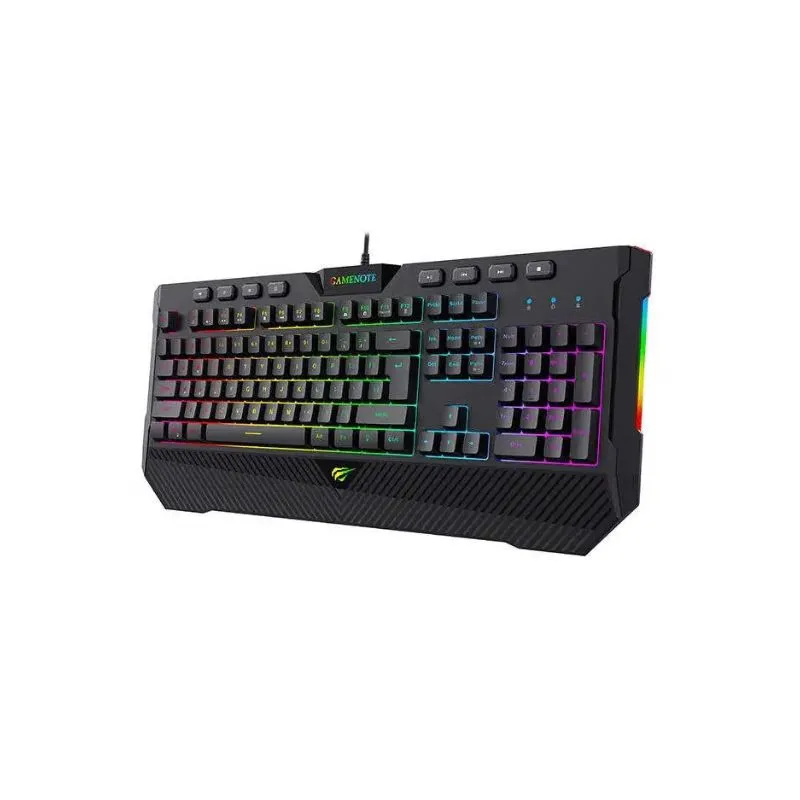 Keyboard HAVIT HV-KB486 Semi Mechanical Gaming Keyboard, RGB Backlights - Black view 4