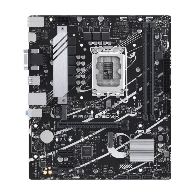 Motherboard ASUS Prime B760M-K Motherboard - Intel LGA 1700, B760, DDR5, mATX view 2