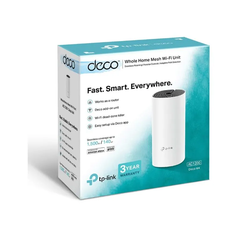 Network Device TP-Link Deco M4 AC1200 Mesh Wi-Fi Router System 1-Pack view 3