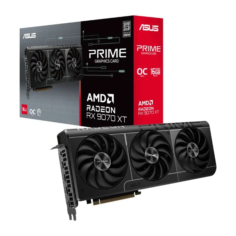 Graphics Card ASUS Prime Radeon RX 9070 XT OC 16GB