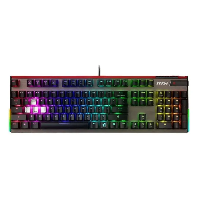 Keyboard MSI VIGOR GK80 RGB Mechanical Gaming Keyboard - Black view 2
