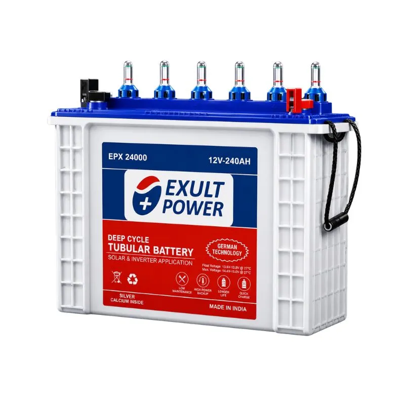 Accessory Exult Power 12V-300Ah Deep Cycle Tubular Battery
