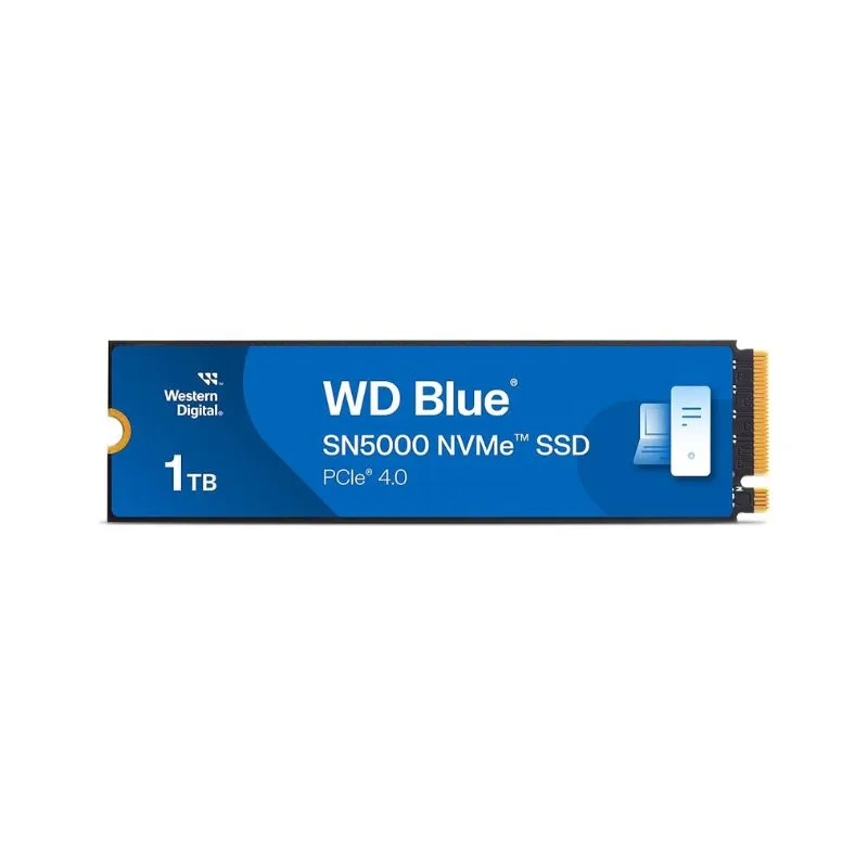Storage WD Blue SN5000 1TB PCIe Gen4 NVMe M.2 SSD