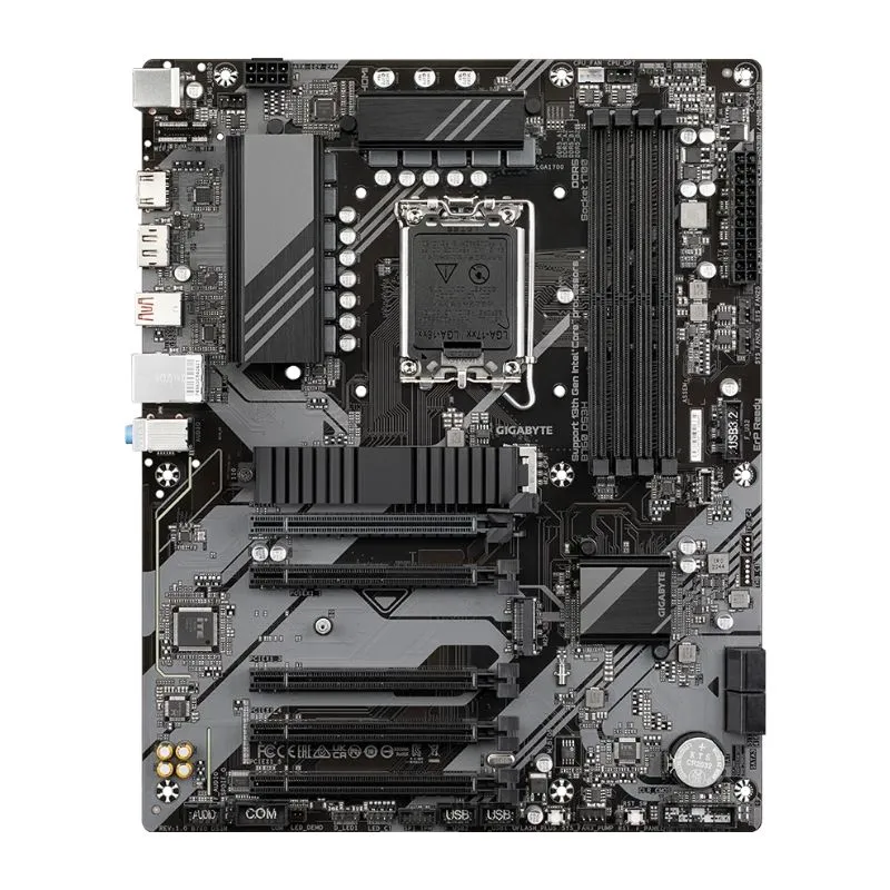 Motherboard Gigabyte B760 DS3H DDR5 Intel LGA 1700 mATX Motherboard view 2