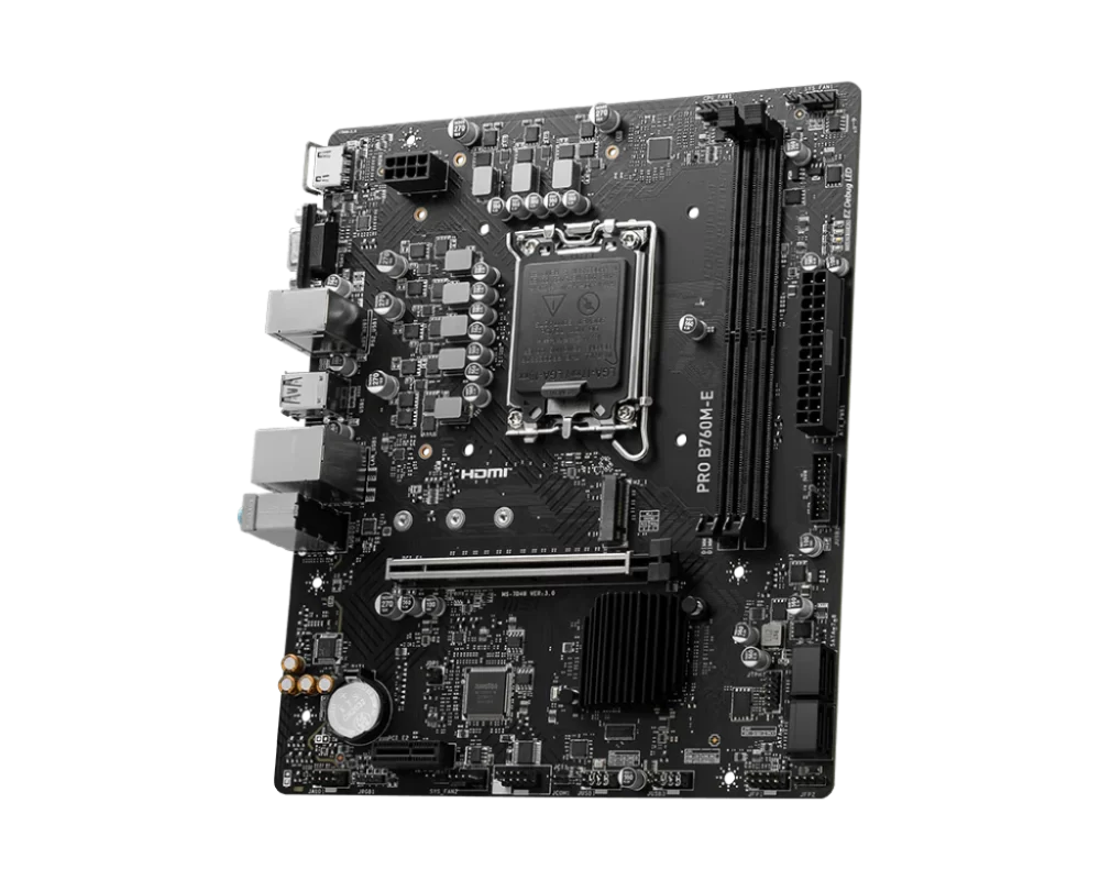 MSI PRO B760M-E DDR5 Micro-ATX LGA 1700 Motherboard - Image 3