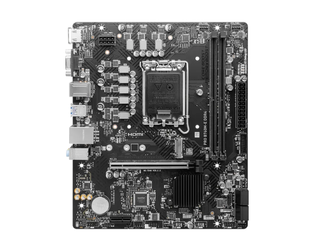 MSI PRO B760M-E DDR4 LGA 1700 Micro-ATX Motherboard - Image 4