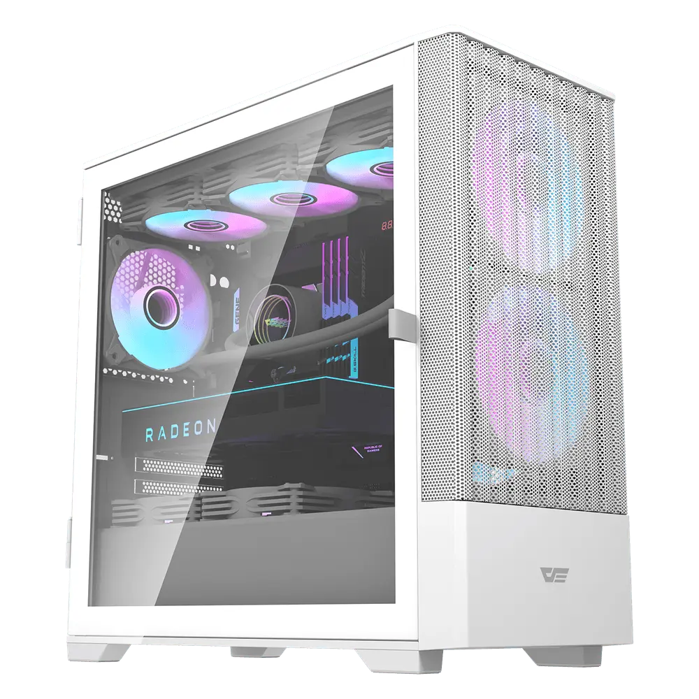 Darkflash DK415M M-ATX PC Case (White)