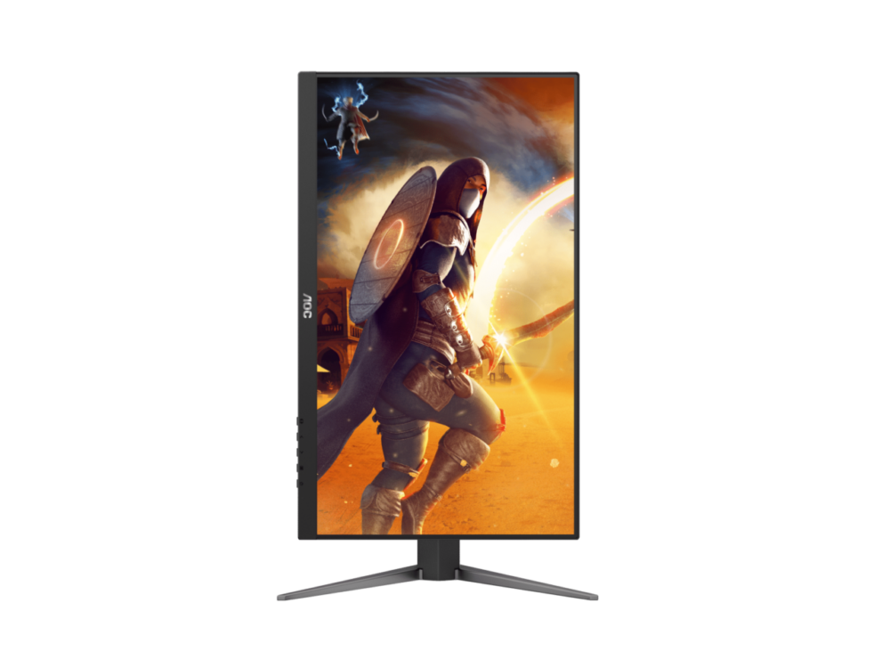 AOC 27G4 27 Inch IPS FullHD 180Hz, 1ms, HDR10 Gaming Monitor HDMI 2.0, DisplayPort Height Adjustable Stand, Black & Red - Image 3