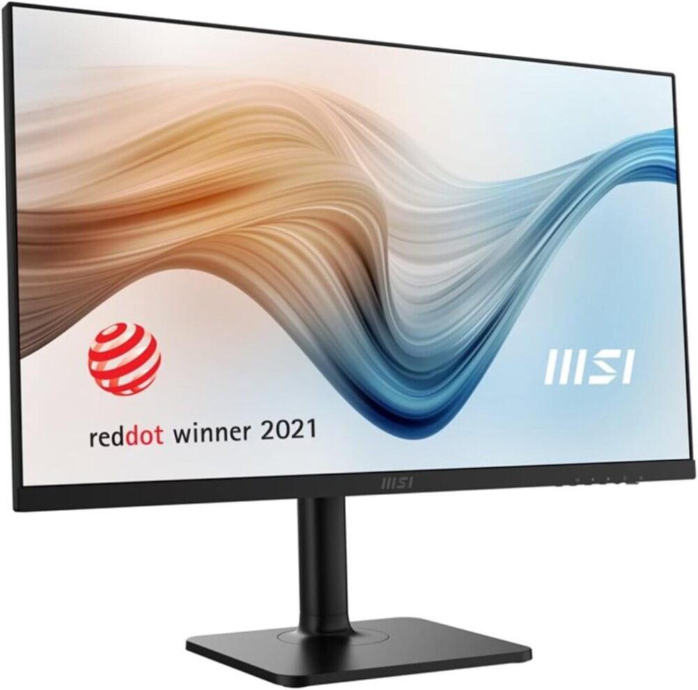 MSI Modern MD272XP 27-inch IPS 1920 x 1080 (FHD) Computer Monitor, 100 Hz, Adaptive-Synch, HDR Ready, HDMI, DisplayPort, USBC 65W Power Delivery, KVM, VESA, Height Adjustable, Speaker, 1ms, Black