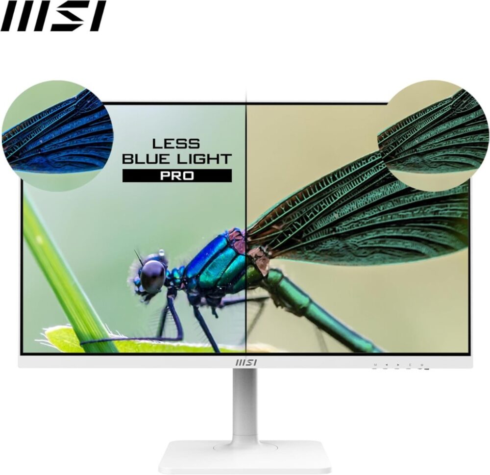 MSI Modern MD272XPW, 27" Monitor, IPS, 1920 x 1080 (FHD), FreeSync, 100Hz, TUV Certified Eyesight Protection, 1ms, VGA, HDMI, Black - Image 4