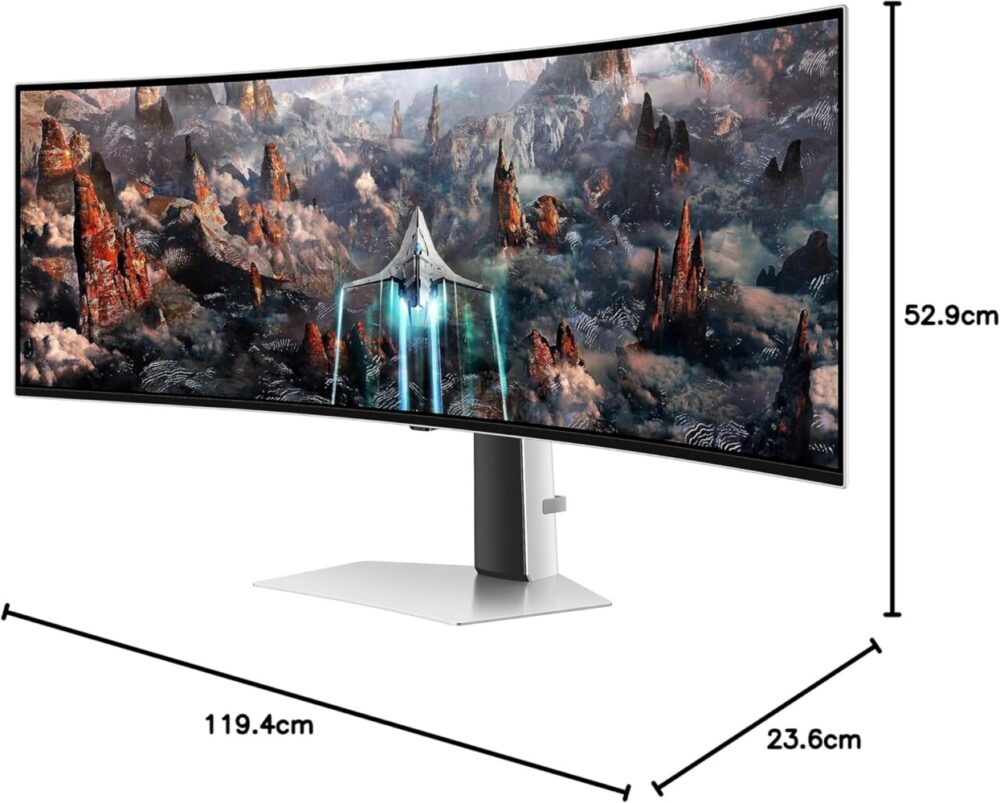 Samsung Odyssey OLED G9 49 1440p HDR 240 Hz Curved Ultrawide Gaming Monitor - Image 4