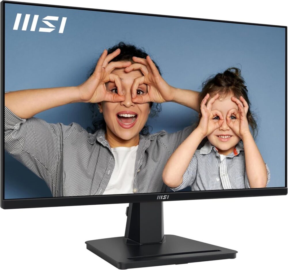 MSI PRO MP251 24.5-inch IPS 1920 x 1080 (FHD) Computer Monitor, 100Hz, Adaptive-Synch, HDMI, VGA Port, VESA Mountable, Tilt, Speaker, 1ms, Black