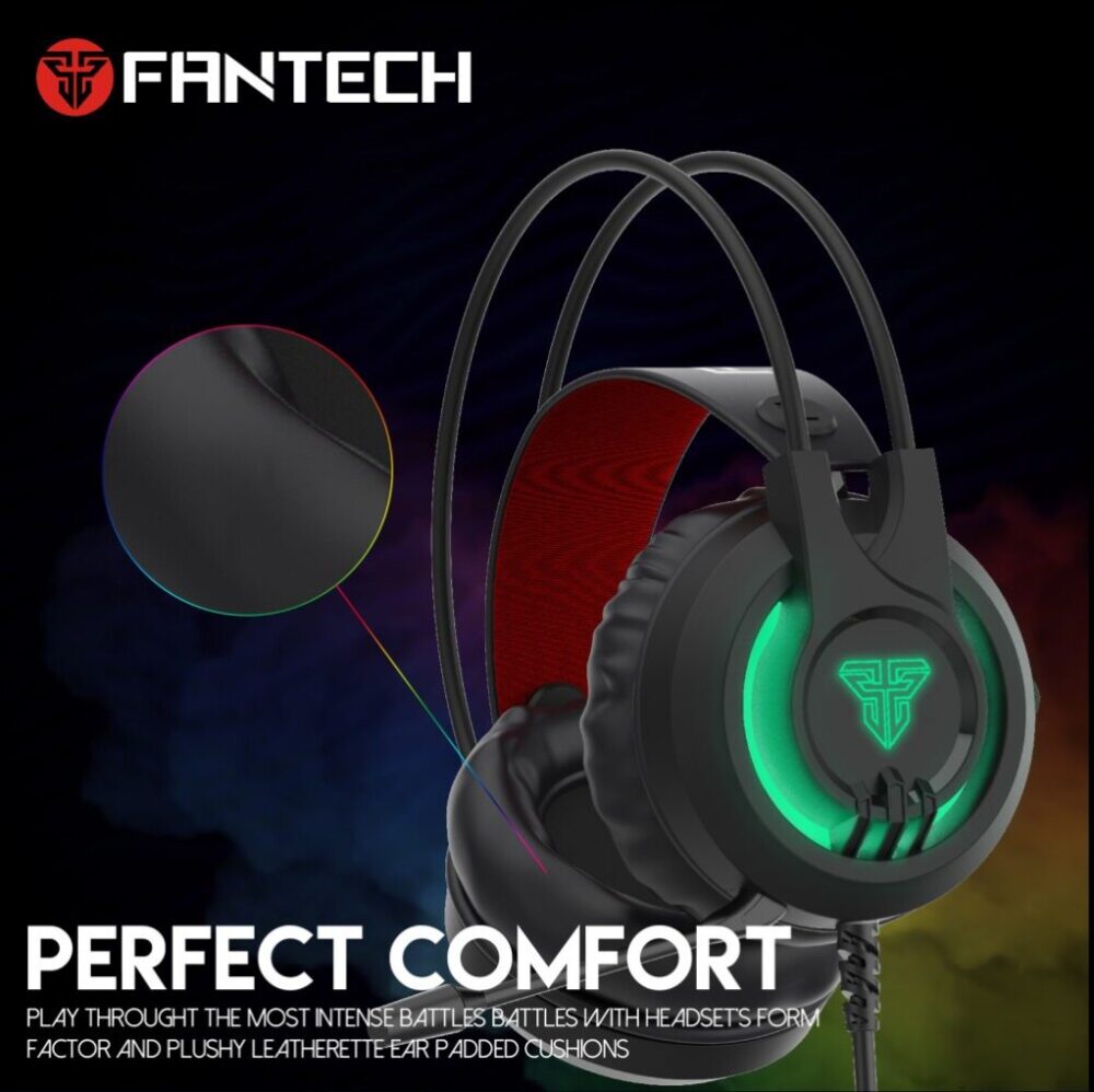 CHIEF II HG20 RGB GAMING HEADSET BLACK - Image 9